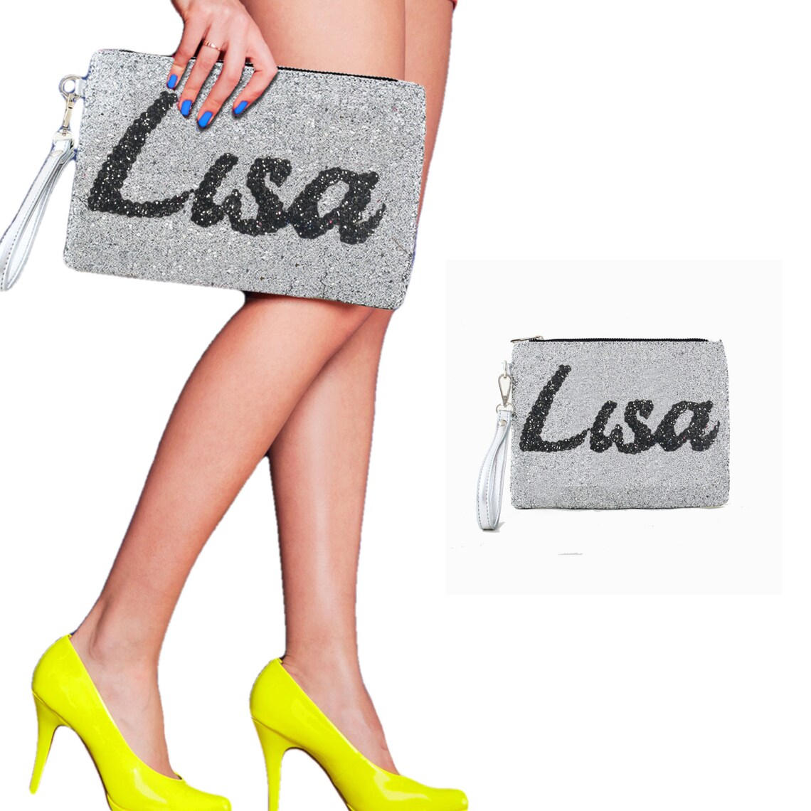 Personalized Clutch for Women Custom Name Clutch Purse Etsy