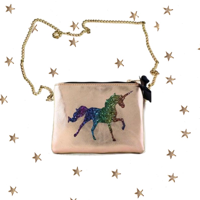 pink unicorn purse