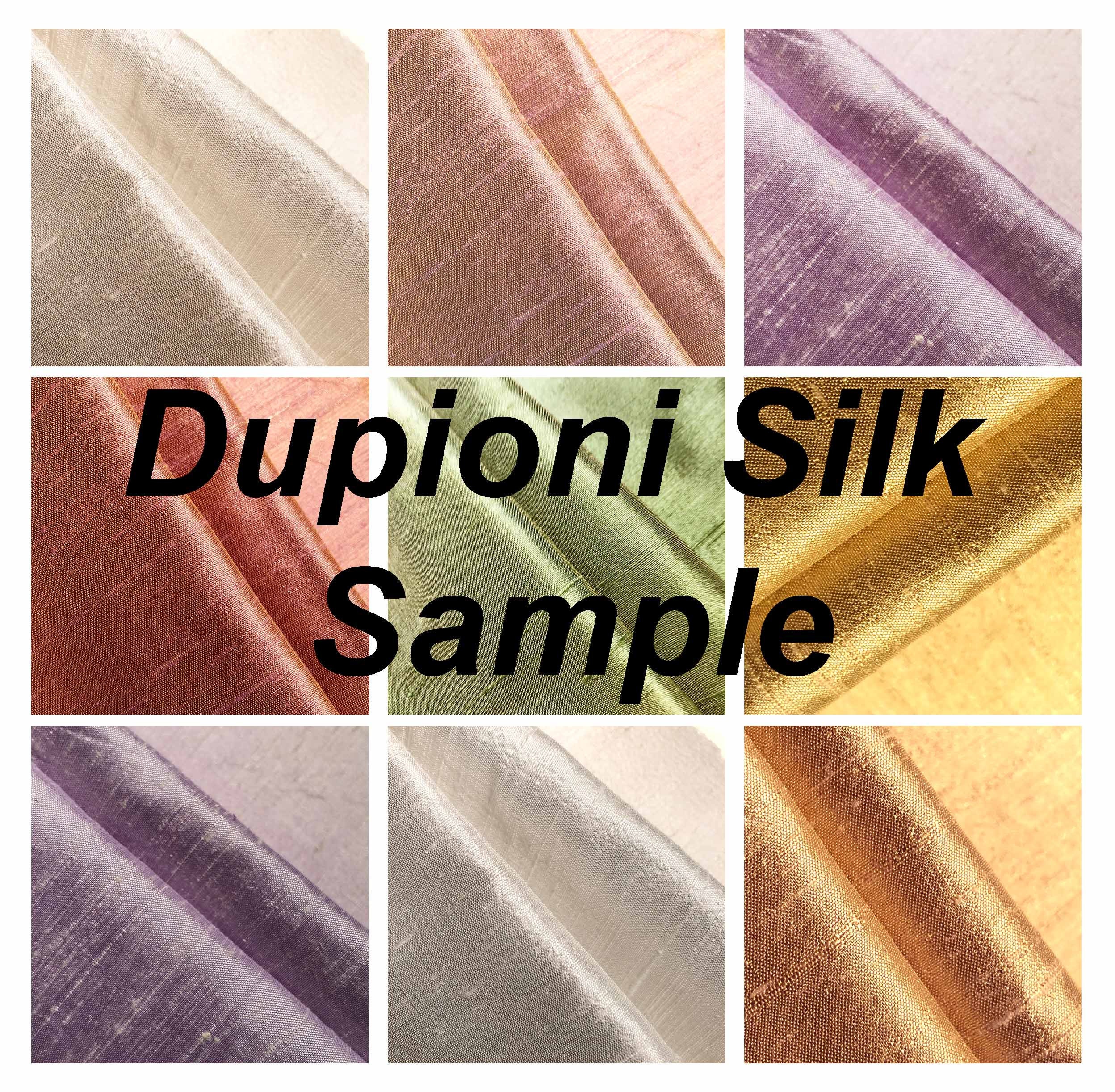 Dupioni Silk 3"X 3" Samples