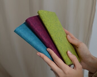 Minimalist Classic Felt Wallet with Coin Pocket