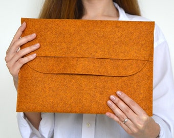 Handmade Eco-Felt Laptop Case: Custom Fit MacBook Sleeve