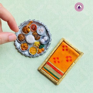 Handmade Miniature Collectibles - Bengali Wedding Collection: Bhaat Kapor
