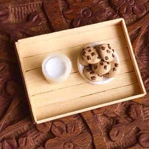 Aimant miniature de réfrigérateur de lait et de biscuits, aimant de nourriture, aimant de réfrigérateur, aimant de cuisine, petit aimant de nourriture, aimant mignon d'argile