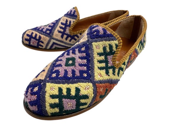 Handmade Loafers Us-9,5 Eu-42 Special Shoes, Unique Shoes  display picture 1
