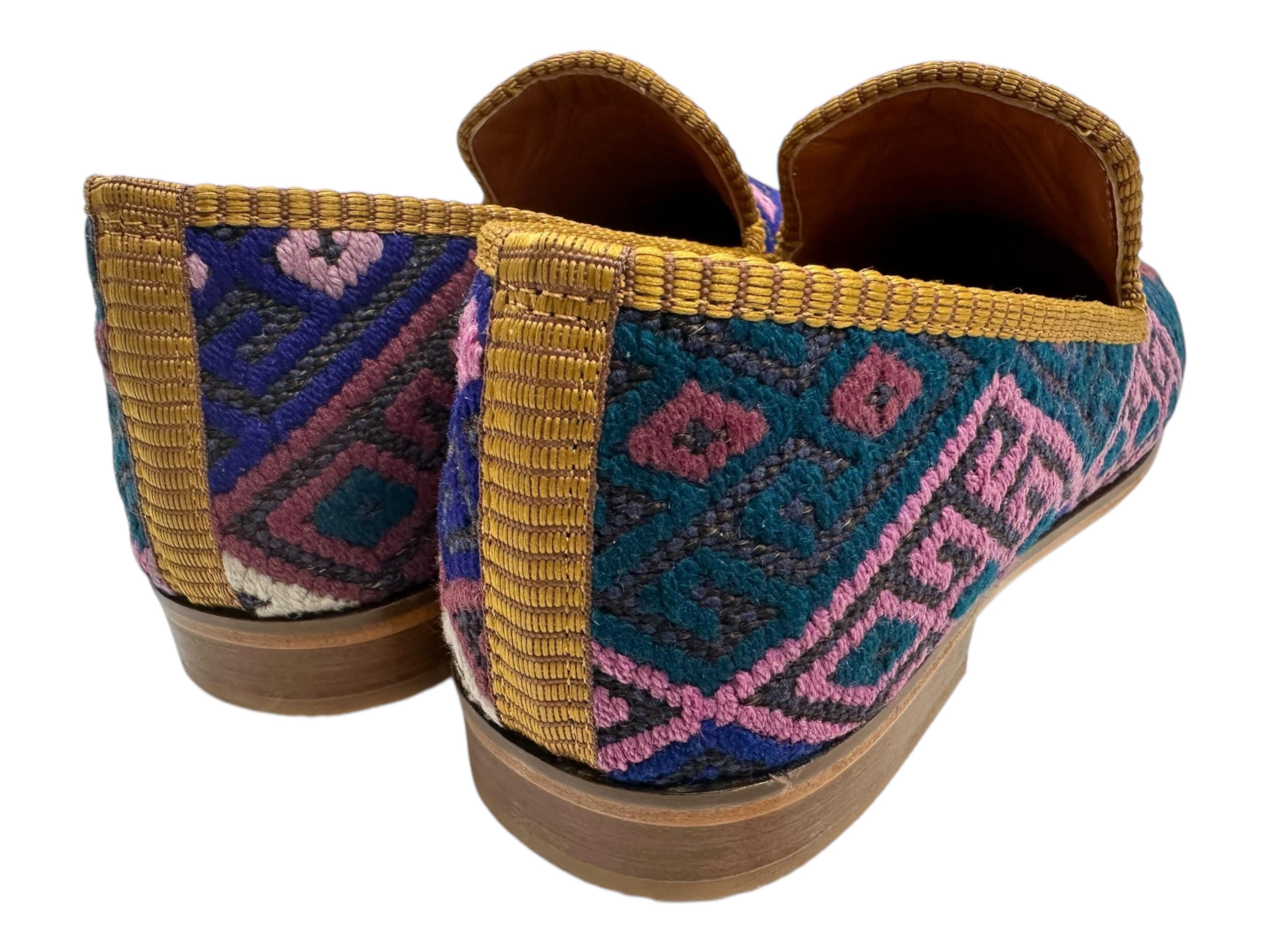 ハンドメイドローファー US-10 EU-43 スペシャルシューズ、ユニークな