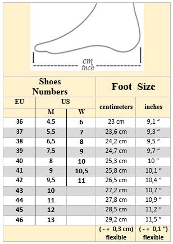 nike us women's shoe size chart