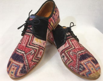 Tie Shoes 45-EU (12-US) Unique Shoes, Handmade Shoes, Gift Shoes, Oxford Shoes for man