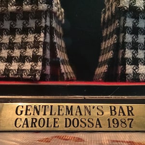 Gentleman’s Bar by IGMA Artist Carole Dossa 1987 Dollhouse Room Box