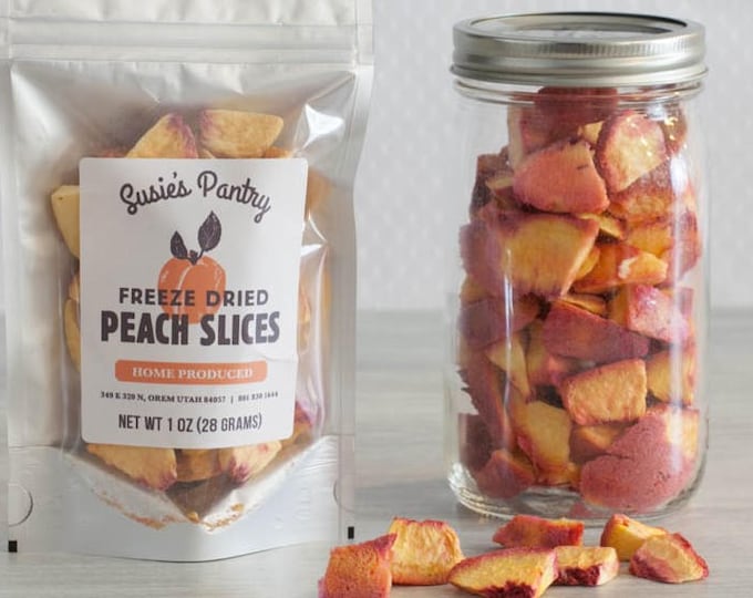 Freeze Dried Peaches Etsy