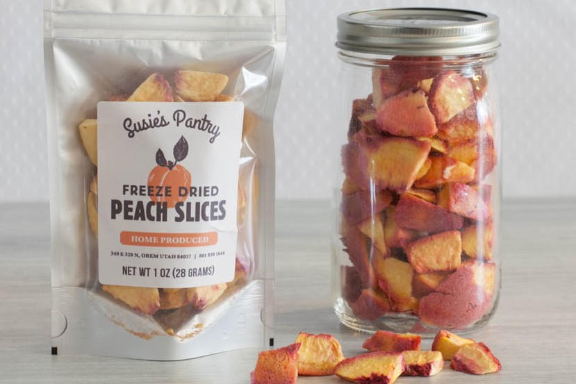 Orchard Fresh Freeze Dried Peaches!