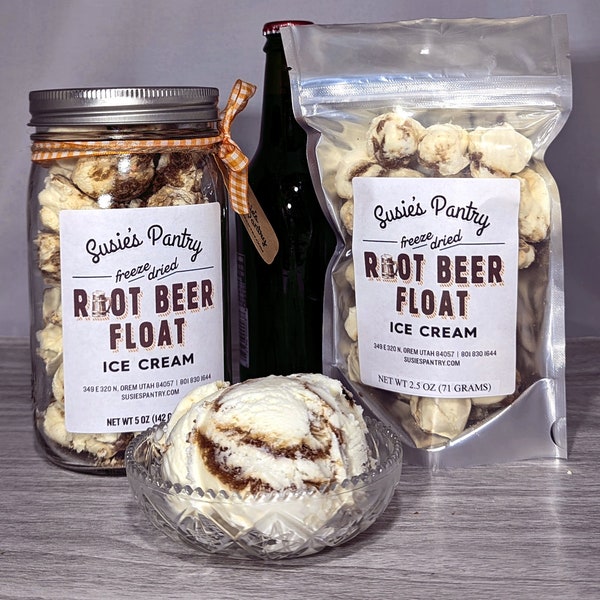 Freeze Dried Root Beer Float Ice Cream (Small sizes)