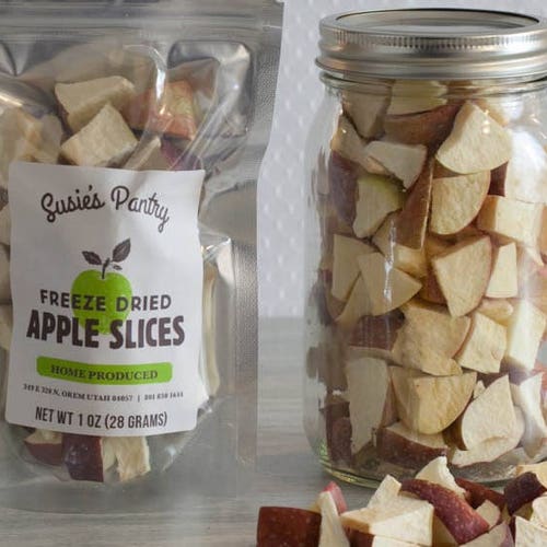 Freeze Dried Apples honey Crisp Etsy