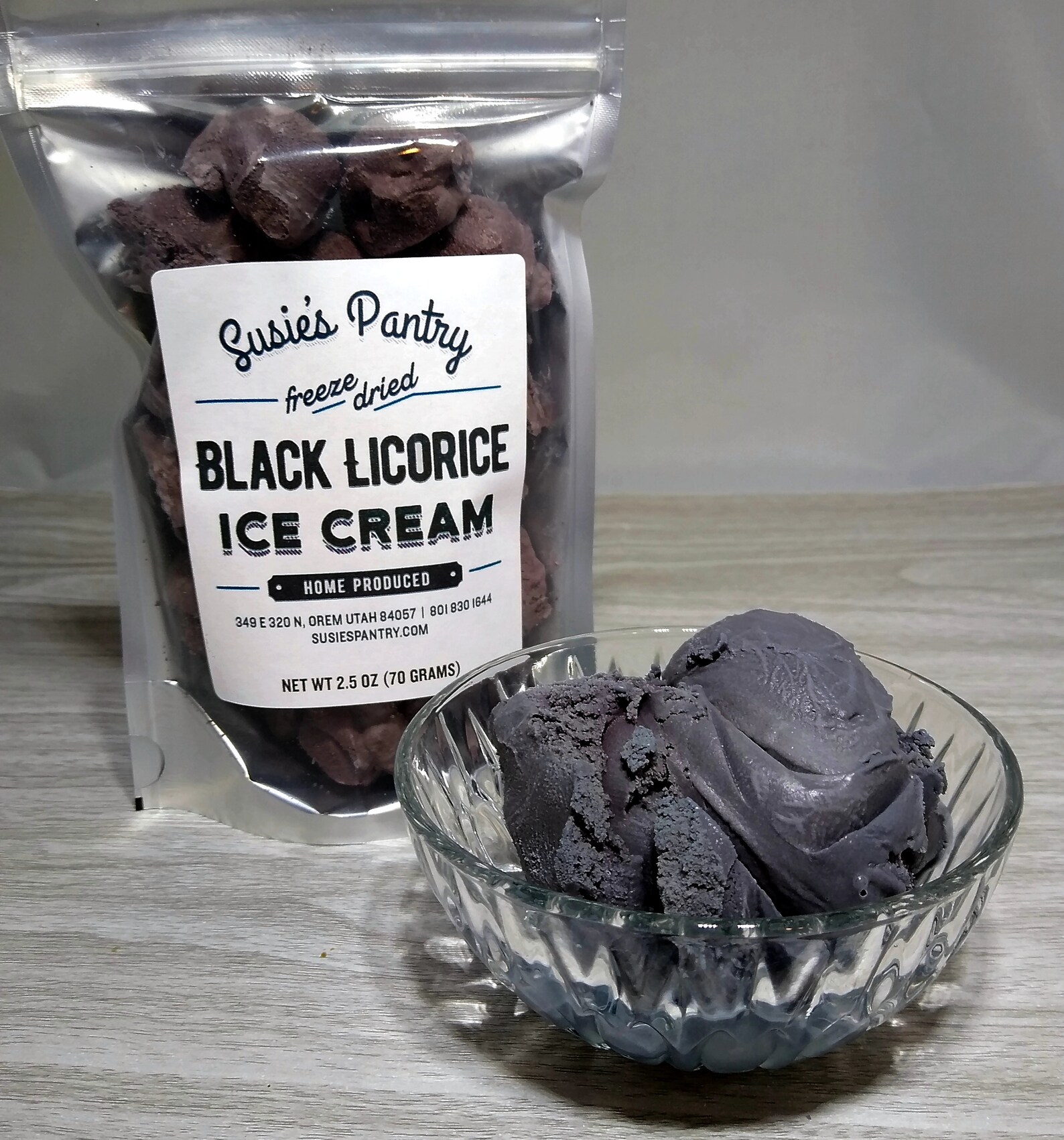 Freeze Dried Black Licorice Ice Cream Etsy