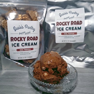Freeze Dried Rocky Road Ice Cream