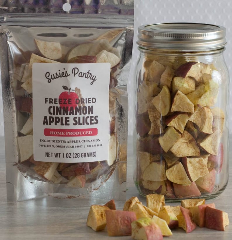 Freeze Dried Cinnamon Apples Etsy