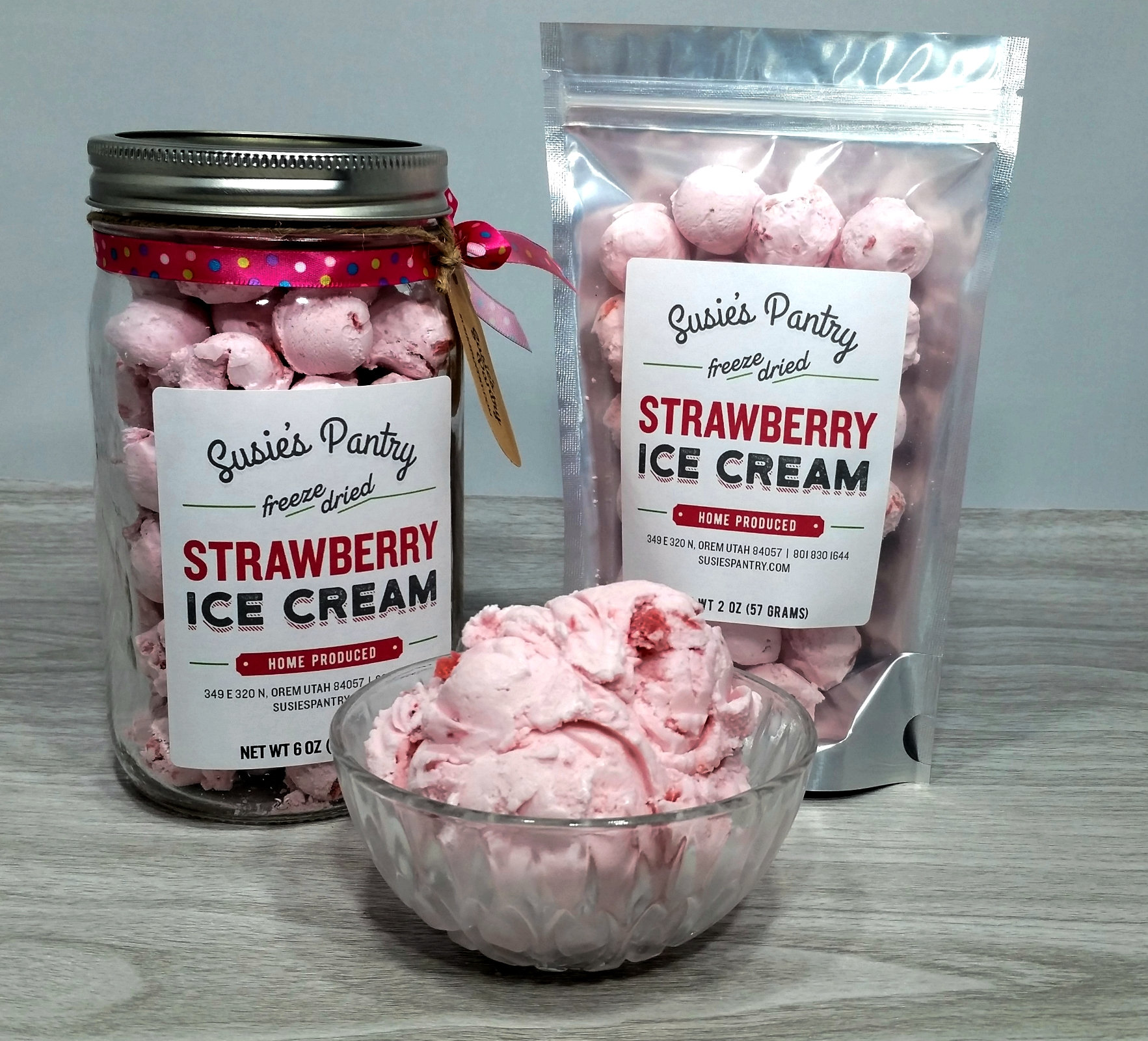 Freeze Dried Strawberry Ice Cream!