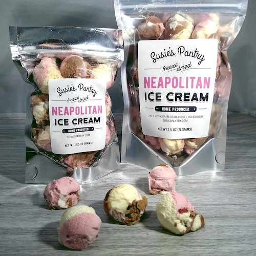 Freeze Dried Neapolitan Ice Cream (small Sizes) - Etsy