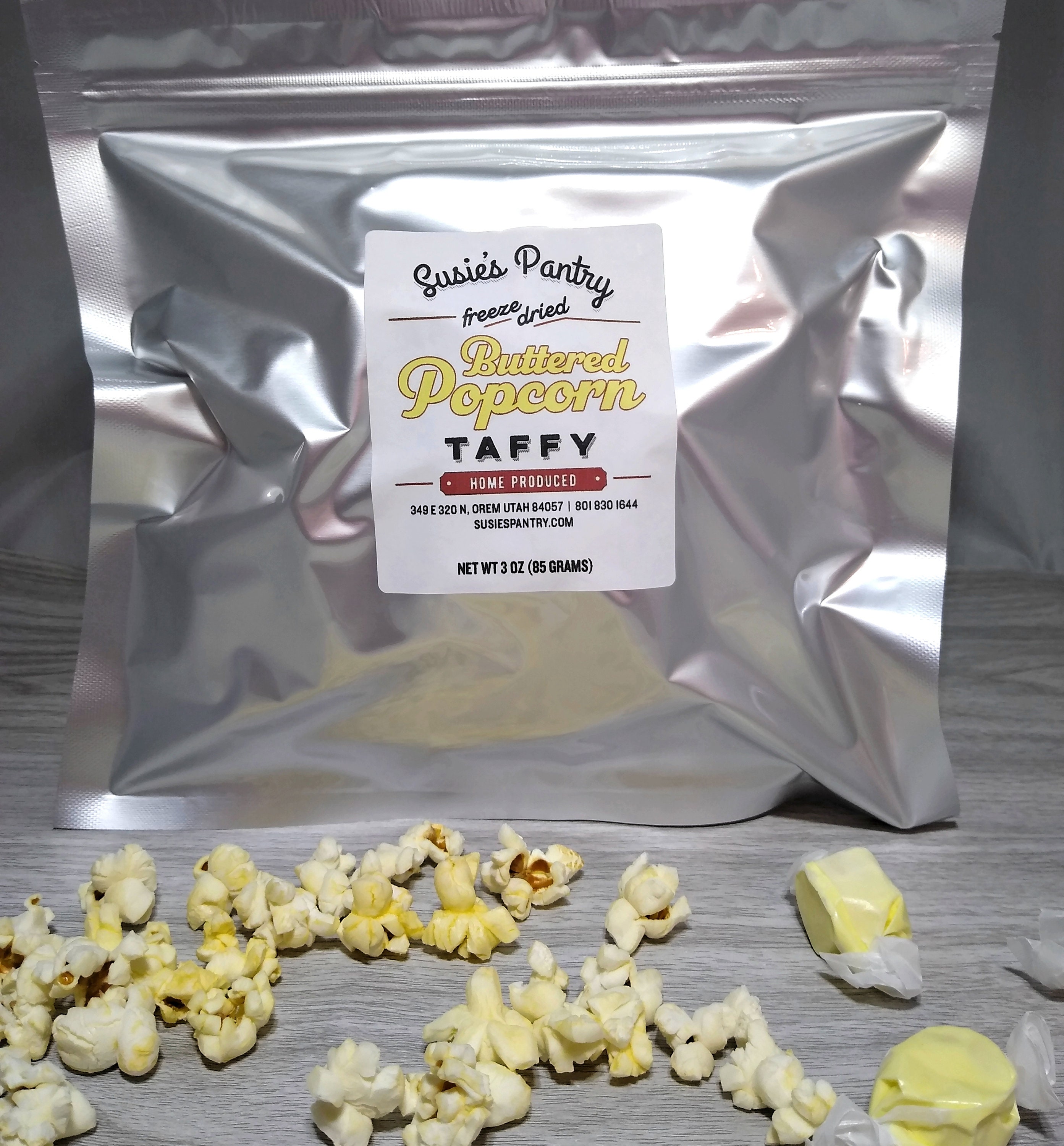 New Freeze Dried Buttered Popcorn Taffy Etsy