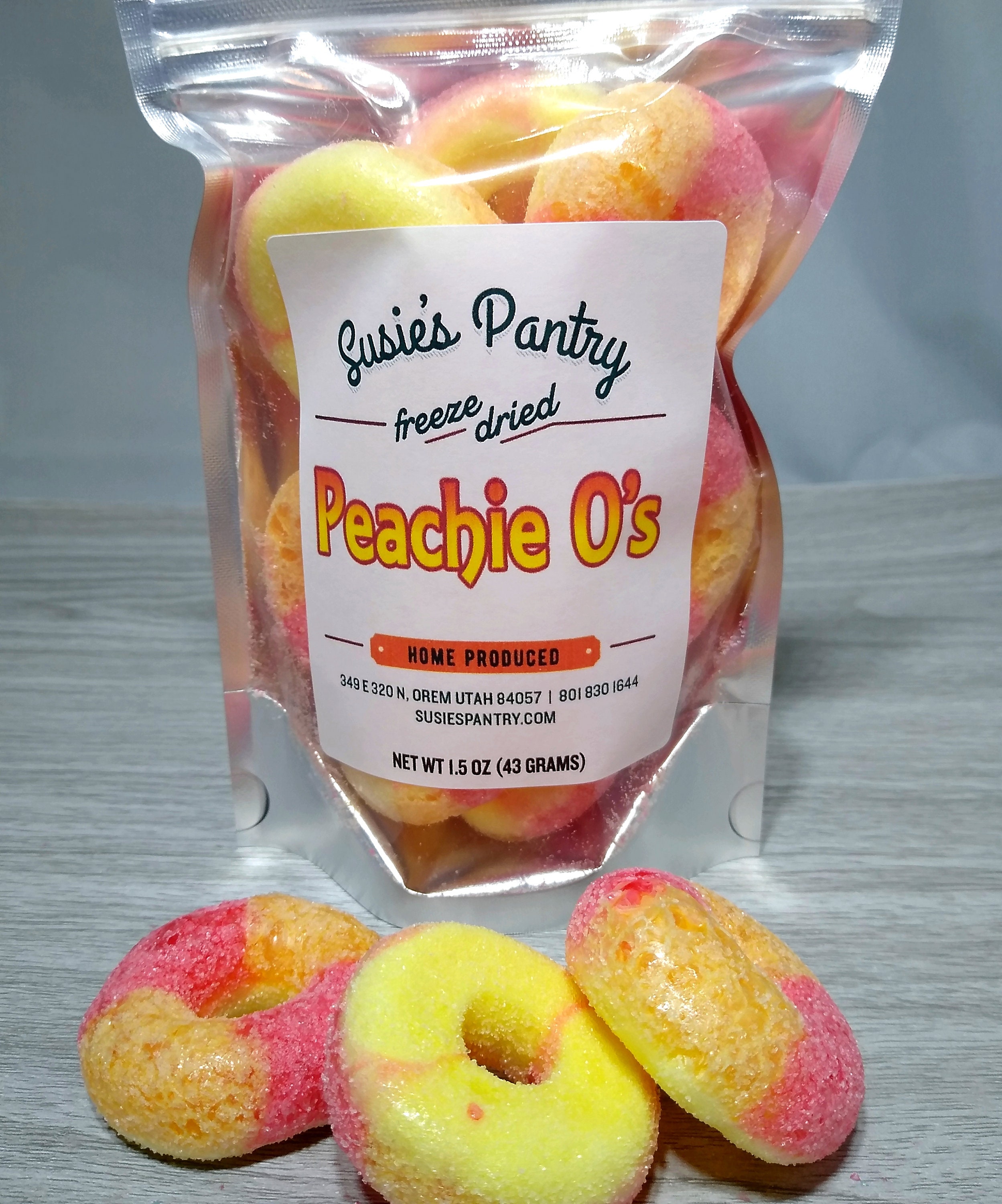 New Freeze Dried Peachie O's!