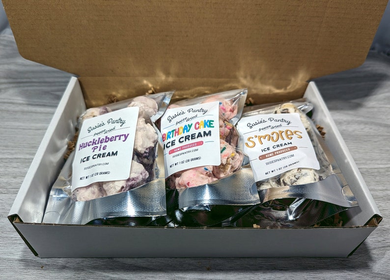 Freeze Dried Huckleberry Pie Ice Cream (small sizes) Bild 6
