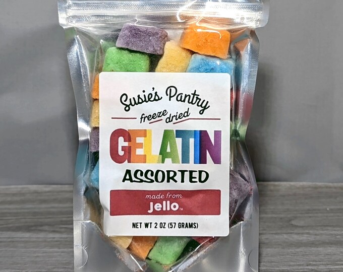 Freeze Dried Gelatin Etsy