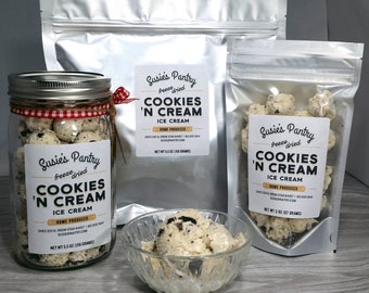 Freeze Dried Cookies 'N Cream Ice Cream (Small Sizes)