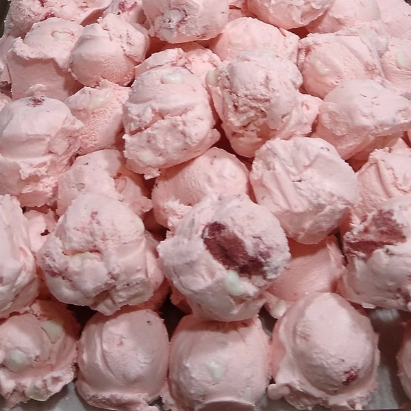 Freeze Dried White Chocolate Strawberry Ice Cream