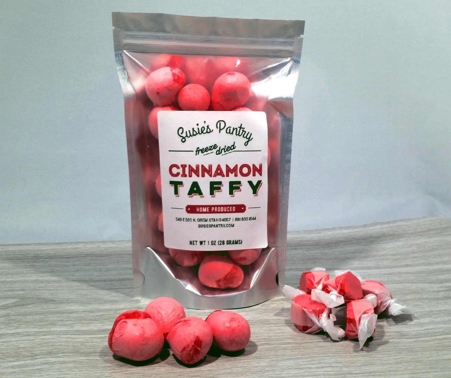 Freeze Dried Cinnamon Taffy!