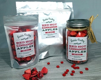 Freeze Dried Red-Hot Cinnamon Apples