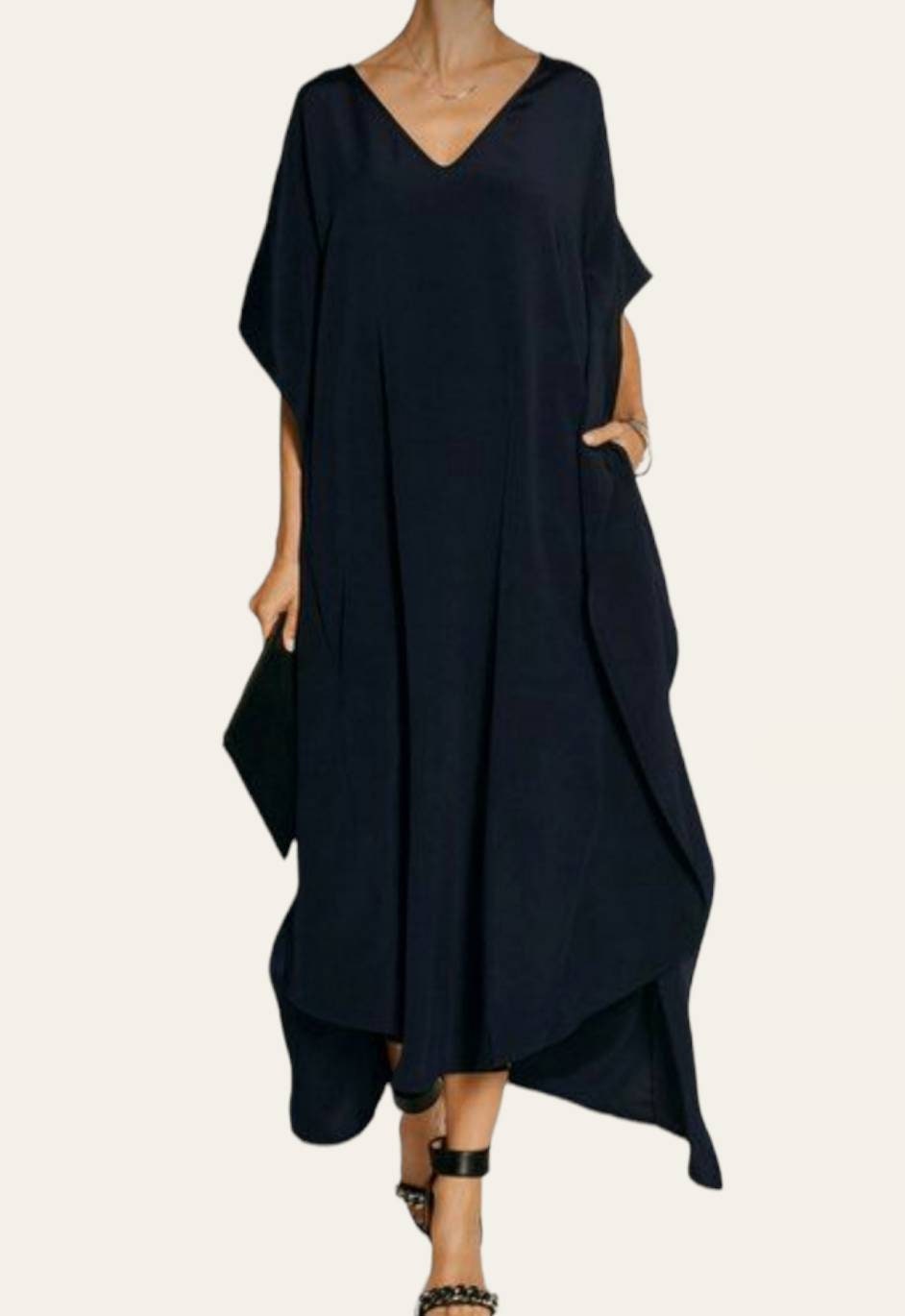 Black Kaftan Dress - Etsy UK