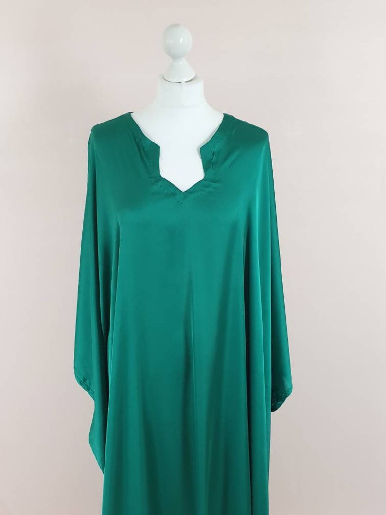 Emerald green Silk kaftan, Long Sleeves Dress, Plus Size Clothing, Maxi Dress, Long Dress, Caftan Dress, Kaftan Dress, printed kaftan, Emerald green Silk kaftan, Long Sleeves Dress, Plus Size Clothing, Maxi Dress, Long Dress, Caftan Dress, Kaftan Dress, printed kaftan,