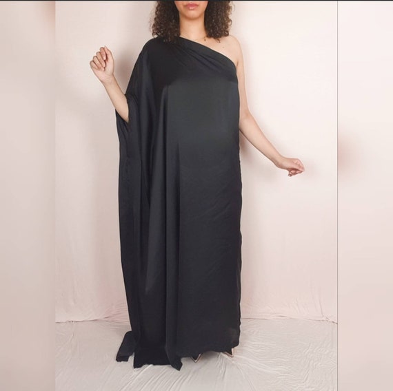 silk long maxi dress