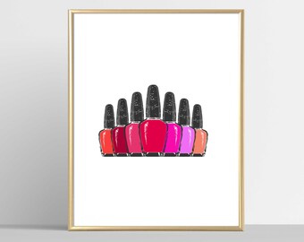 Nail salon | Etsy