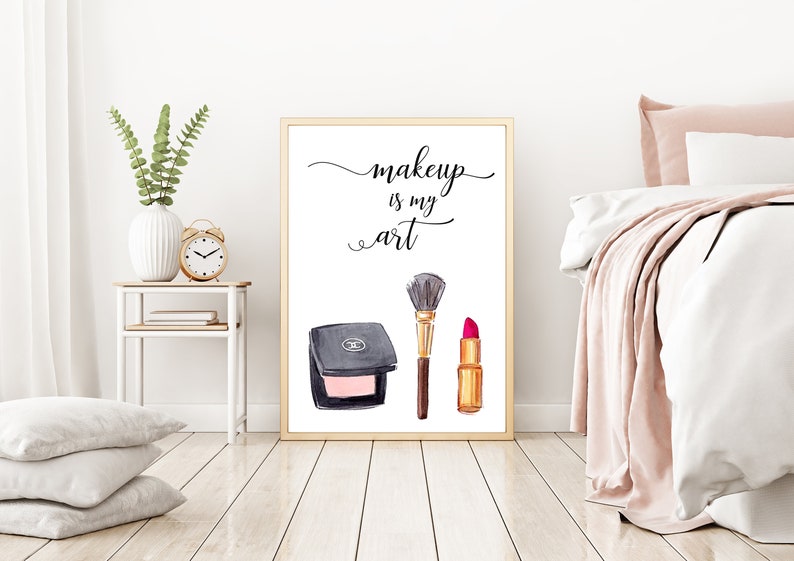 Makeup Vanity Salon Decor Beauty Room