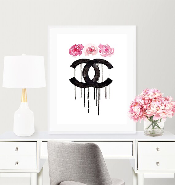 Chanel Print Chanel Wall Art Chanel Chanel Logo | Etsy