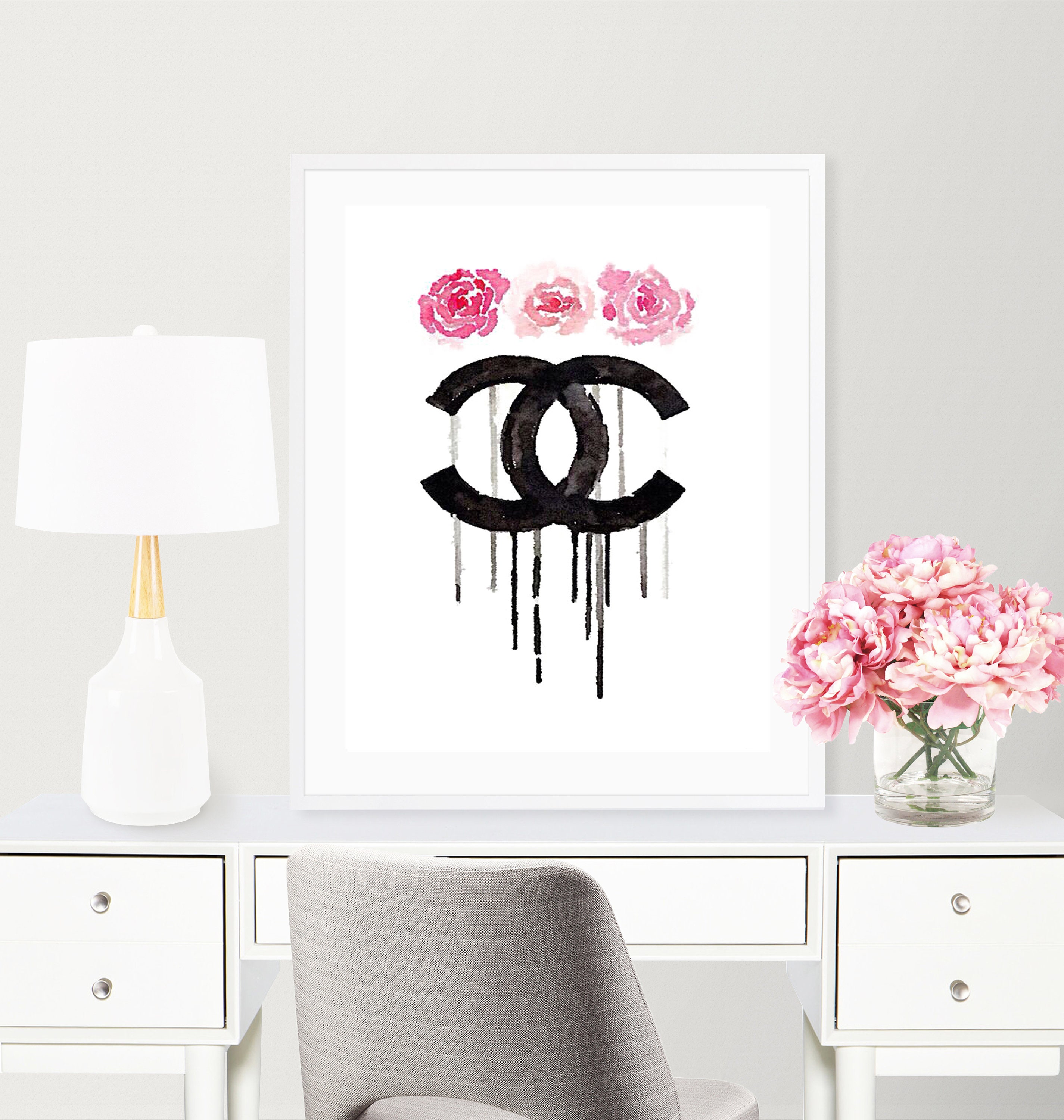 Printable Chanel Logos Chanel Art Print Chanel Poster Chanel Wall Art ...