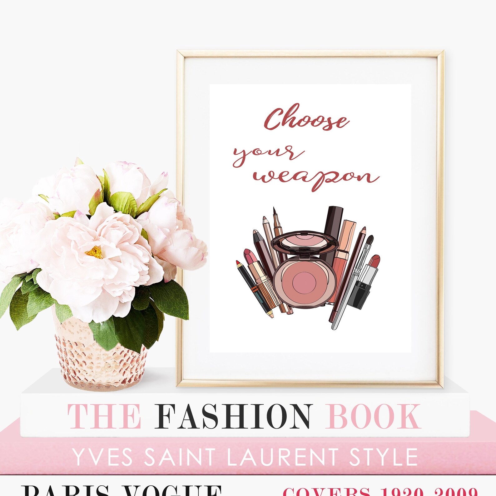 Makeup Print Makeup Wall Art Makeup Poster Salon Decor | Etsy