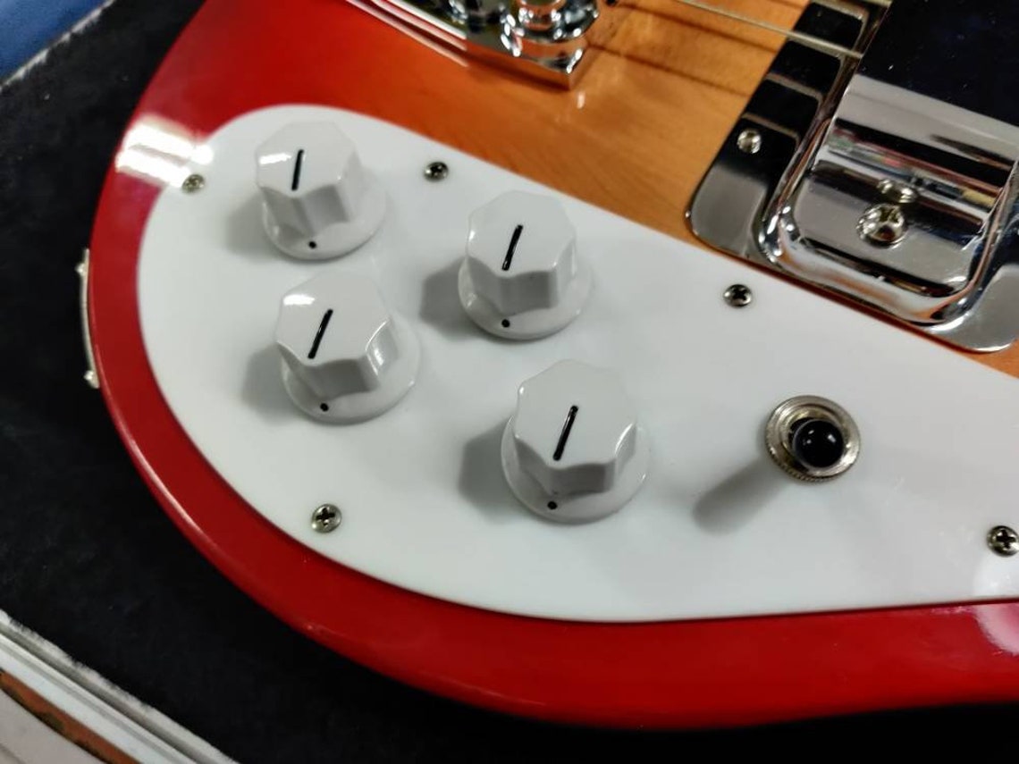 Rickenbacker Bass Vintage White Bakelite Knobs 4 Pcs and Strap Etsy