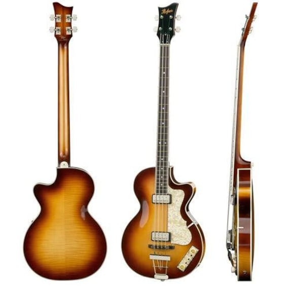 Hofner 500/2 GERMAN Club bass 1:1 Scale Plans for luthiers