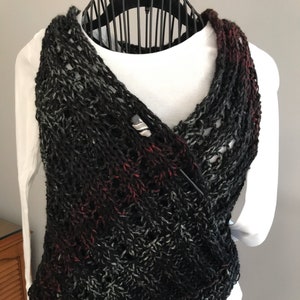 New handmade Black Weekender Vest
