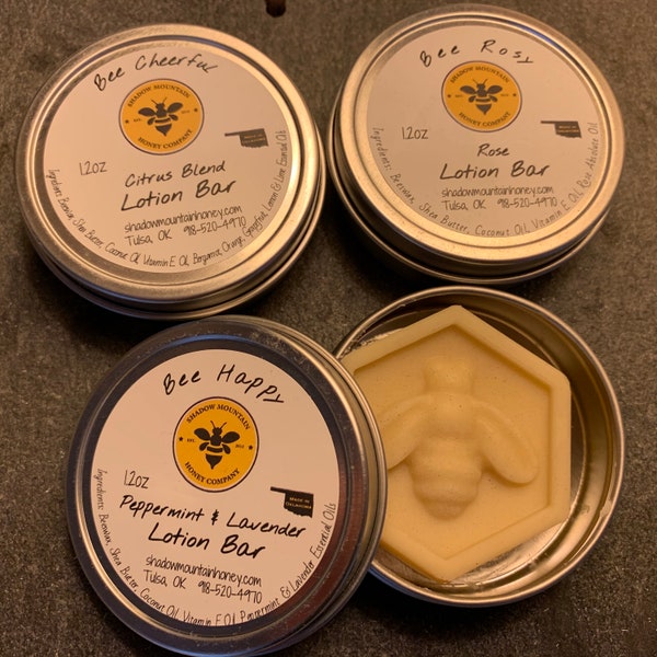 Beeswax Lotion Bars