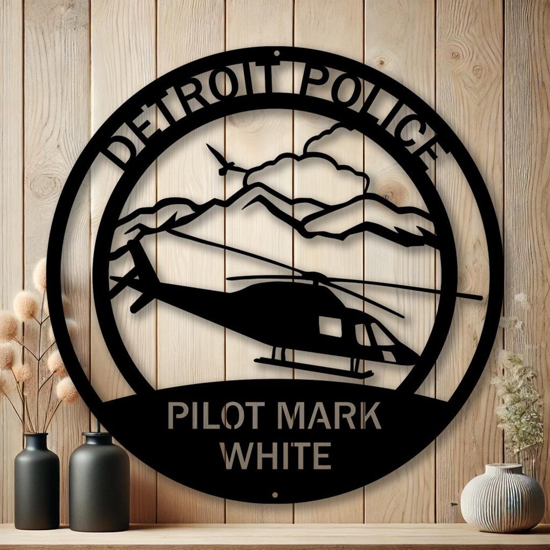 Personalized Agusta 119 Helicopter Metal Sign | Custom Aviation Decor ...