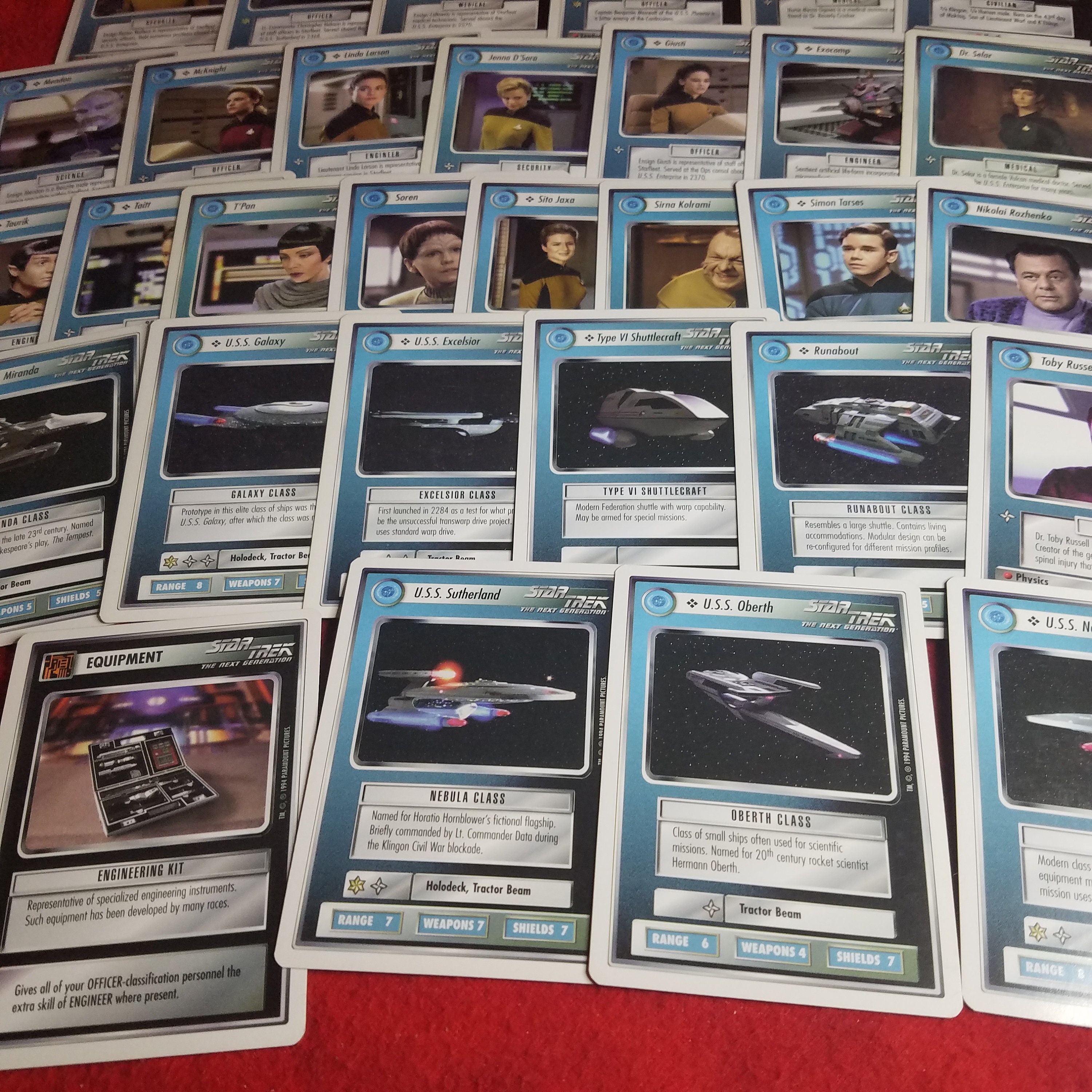 star trek tng cards