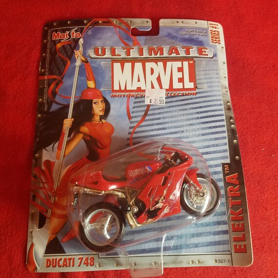 ELEKTRA Ducati 748, Marvel Motorcycle Series 1 by Maisto 