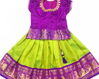 baby girl pattu dress