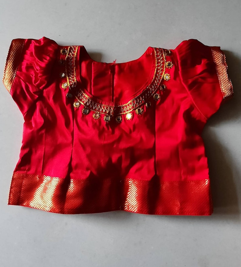 Pattu Pavadai for Girl Baby Kanchipuram Silk Lehanga and - Etsy