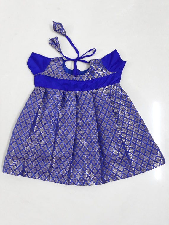 blue frocks for babies