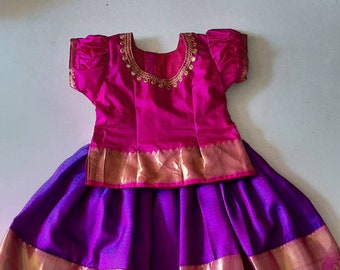 baby girl pattu dress