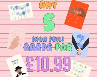 Mix & Match LOVELYBOY Greeting Cards - 5 For 10.99!