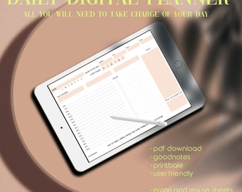 Simple Daily digital planner-  easy to use, good notes, Notability , iPad / Android